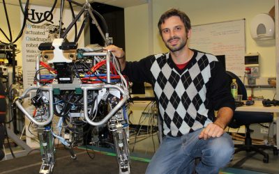 Locomotion strategies for quadruped robots – a seminar with Michele Focchi